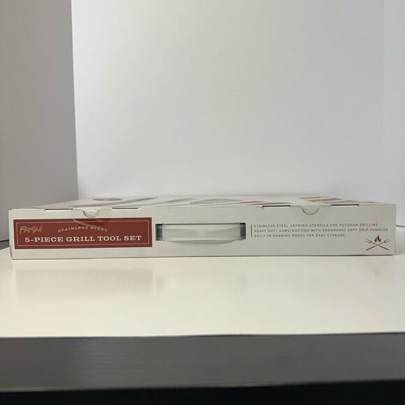 Parini 5-Piece Grill Tool Set - Picture 5 of 14